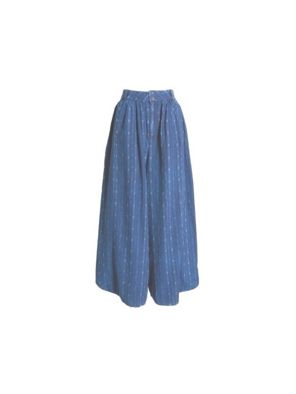 NWT AG Wide Leg High Waist Blue Printed Palazzo Pants size 26